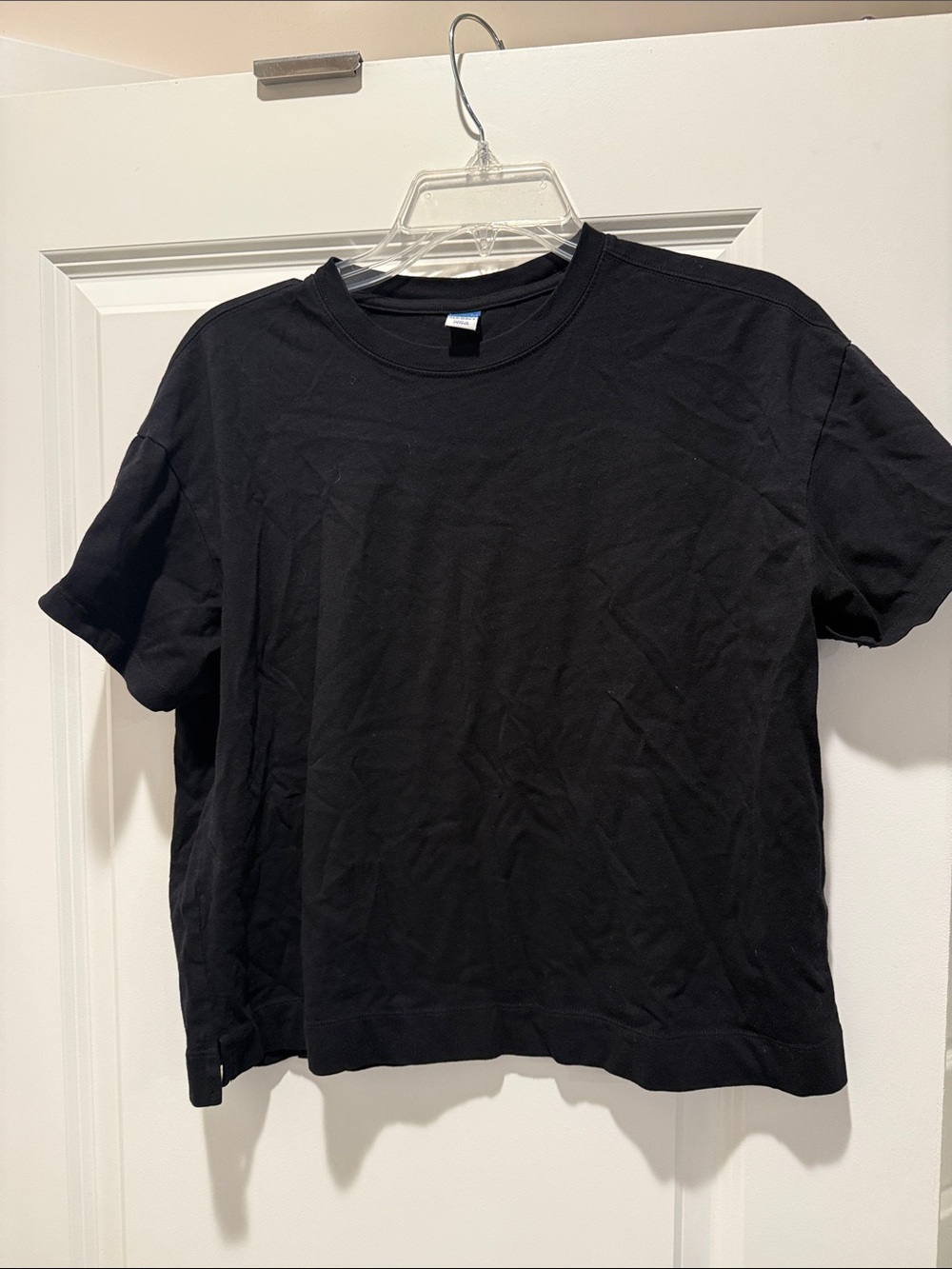 Old Navy Black Short Sleeve Crewneck Tee